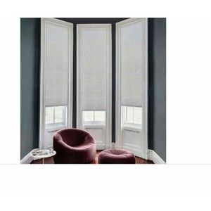 GLOWE Cellular Shade Cordless Light Filtering 36" x 72" Blinds Grey Violet  NEW